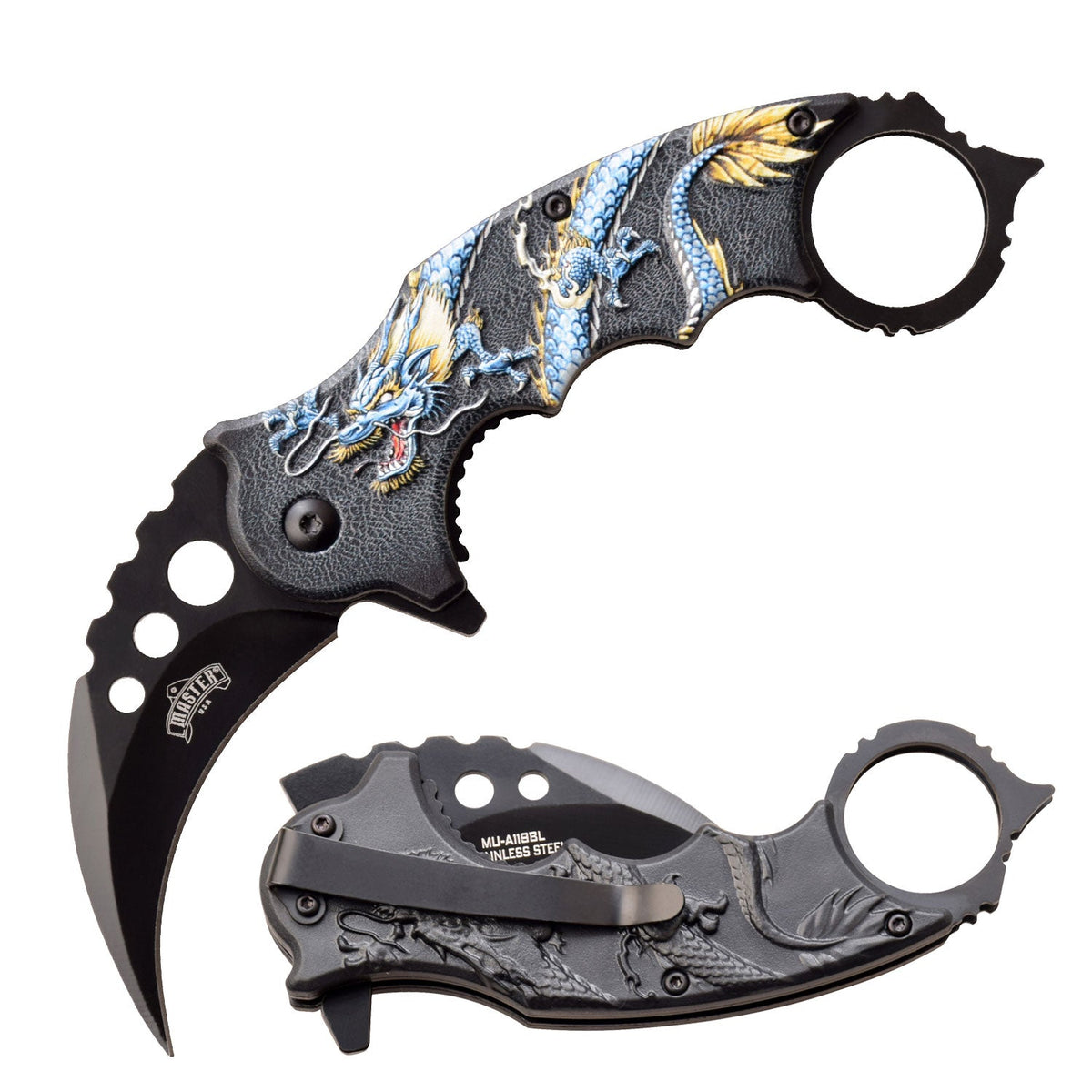 MASTER USA SPRING ASSISTED KNIFE - Tophatter Daily Deals