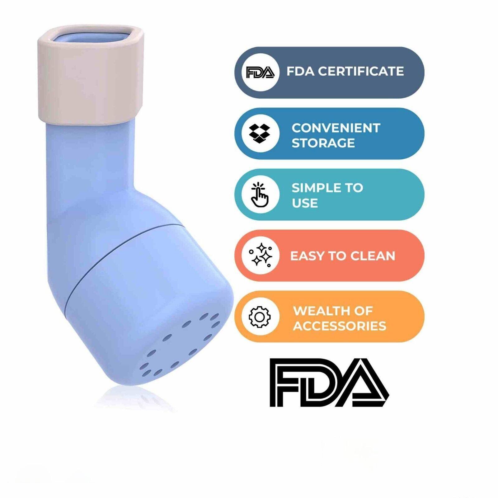 Lung Exerciser Device - Naturally Clear Mucus with The Breathing Exerciser Device Perfect Treatment Aid New Arrival - Tophatter Daily Deals