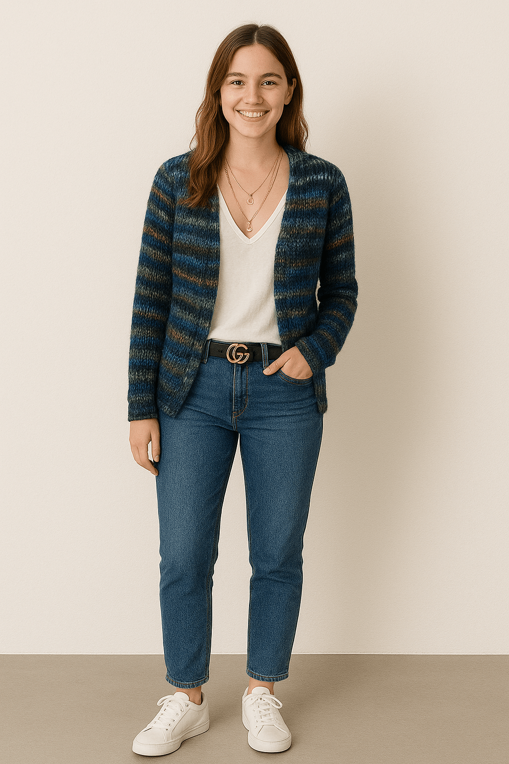 Soft Women's Knit Cardigan - Relaxed Open Front Warm Casual - Tophatter Daily Deals