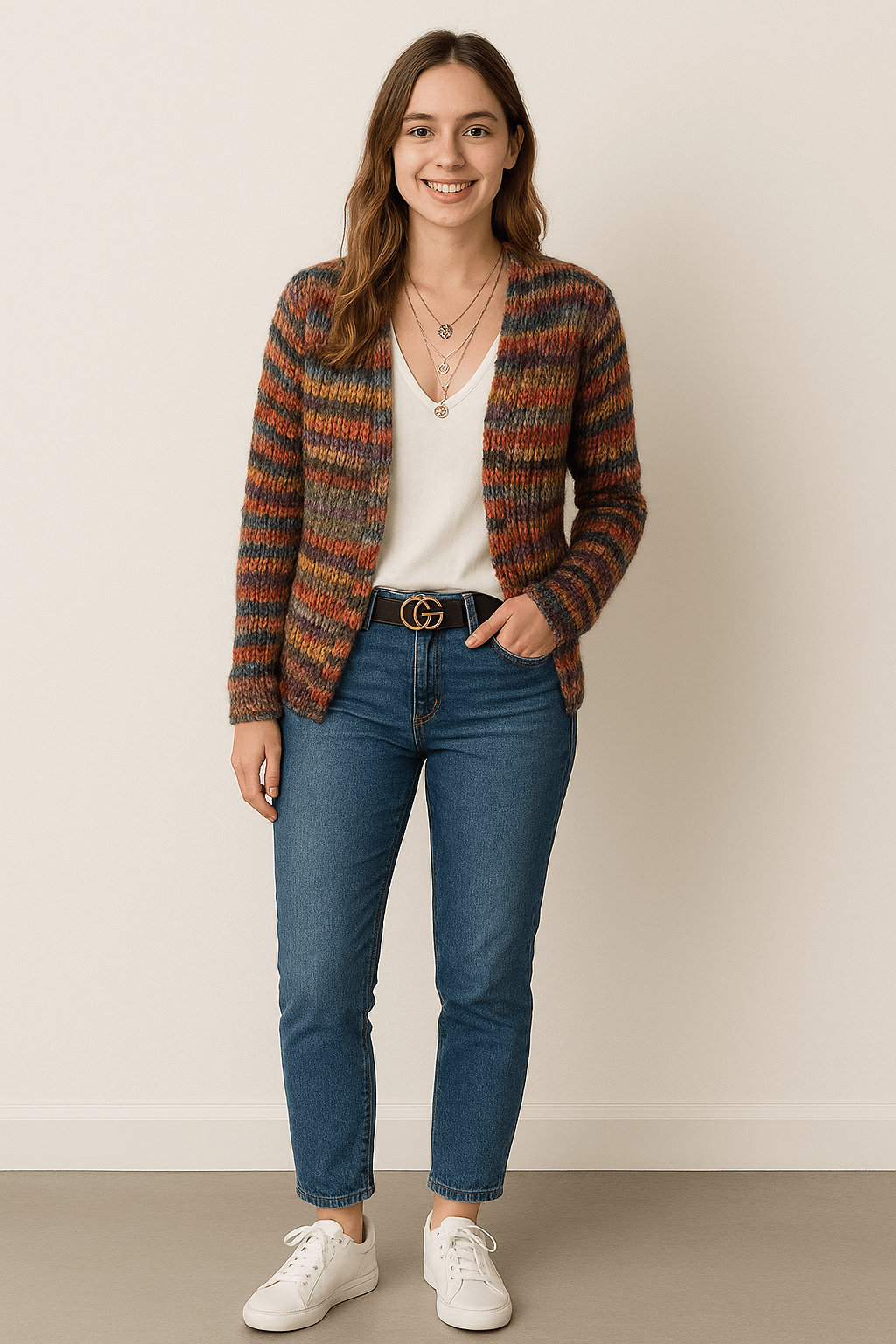 Soft Women's Knit Cardigan - Relaxed Open Front Warm Casual - Tophatter Daily Deals