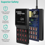 Multi 12 Port USB Charging Station Hub Mobile Accessories - Tophatter Daily Deals