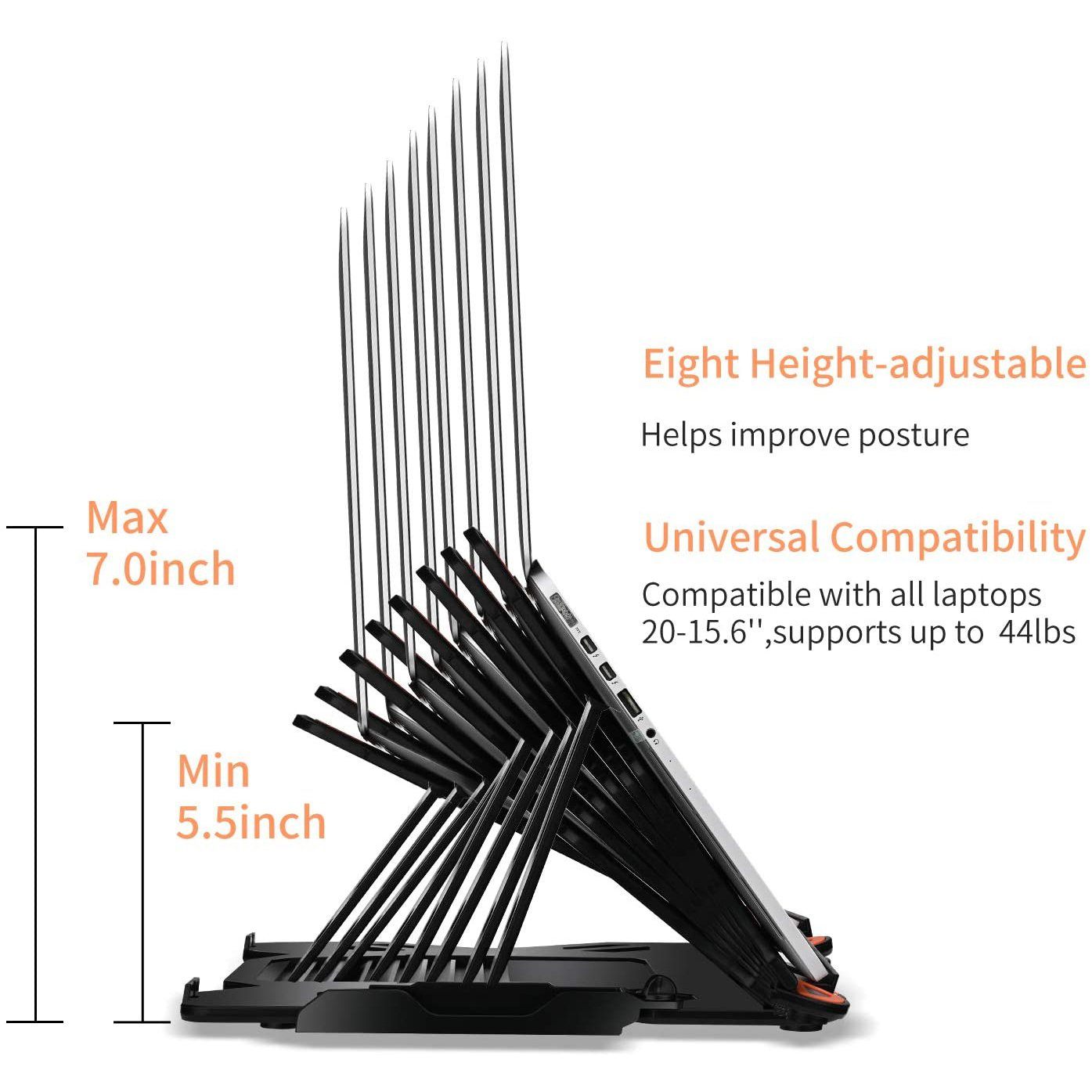 Multi-Angle Phone Laptop Stand Laptop Stand - Tophatter Daily Deals