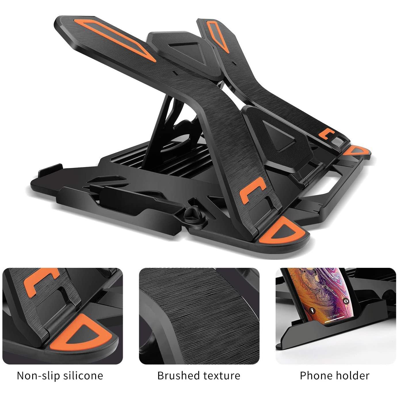 Multi-Angle Phone Laptop Stand Laptop Stand - Tophatter Daily Deals