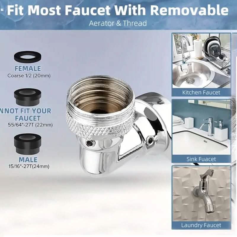 Multi Functional Large Angle Rotating Bathroom Sink Bath - Tophatter Daily Deals