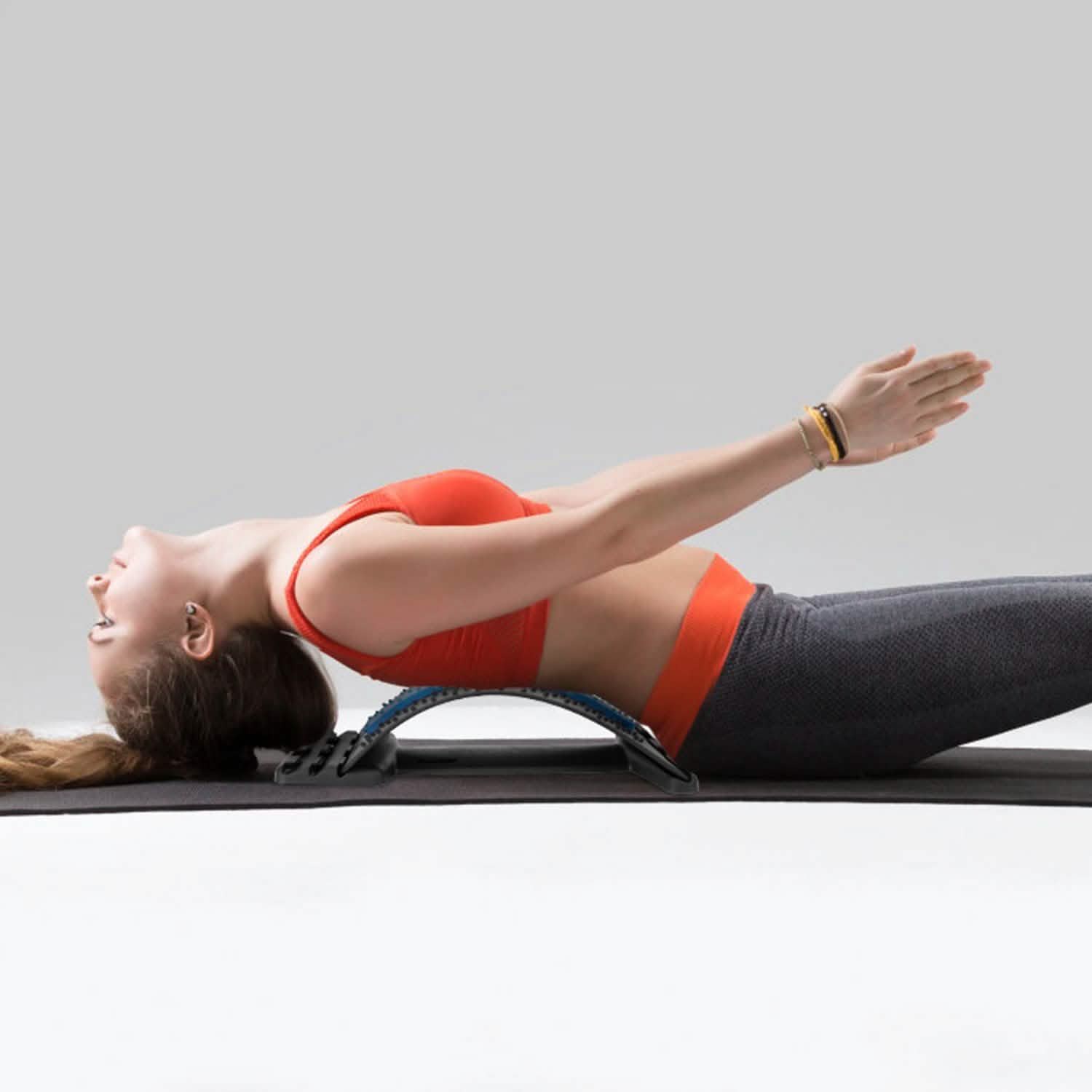 Multi-Level Lumbar Spinal Support Stretcher Health & Wellness - Tophatter Daily Deals