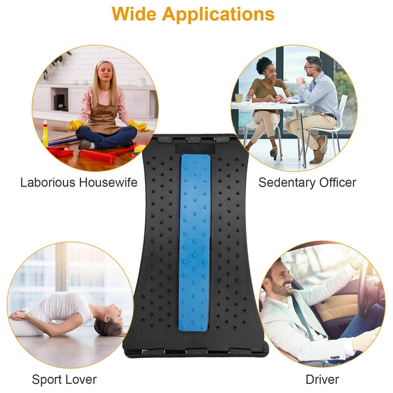 Multi-Level Lumbar Spinal Support Stretcher Health & Wellness - Tophatter Daily Deals