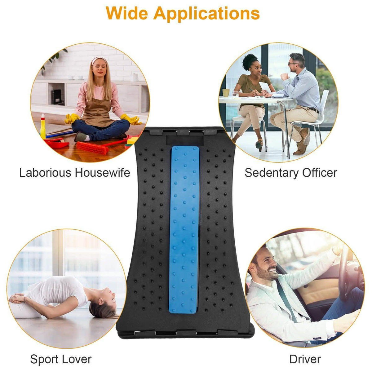 Multi-Level Lumbar Spinal Support Stretcher Health & Wellness - Tophatter Daily Deals