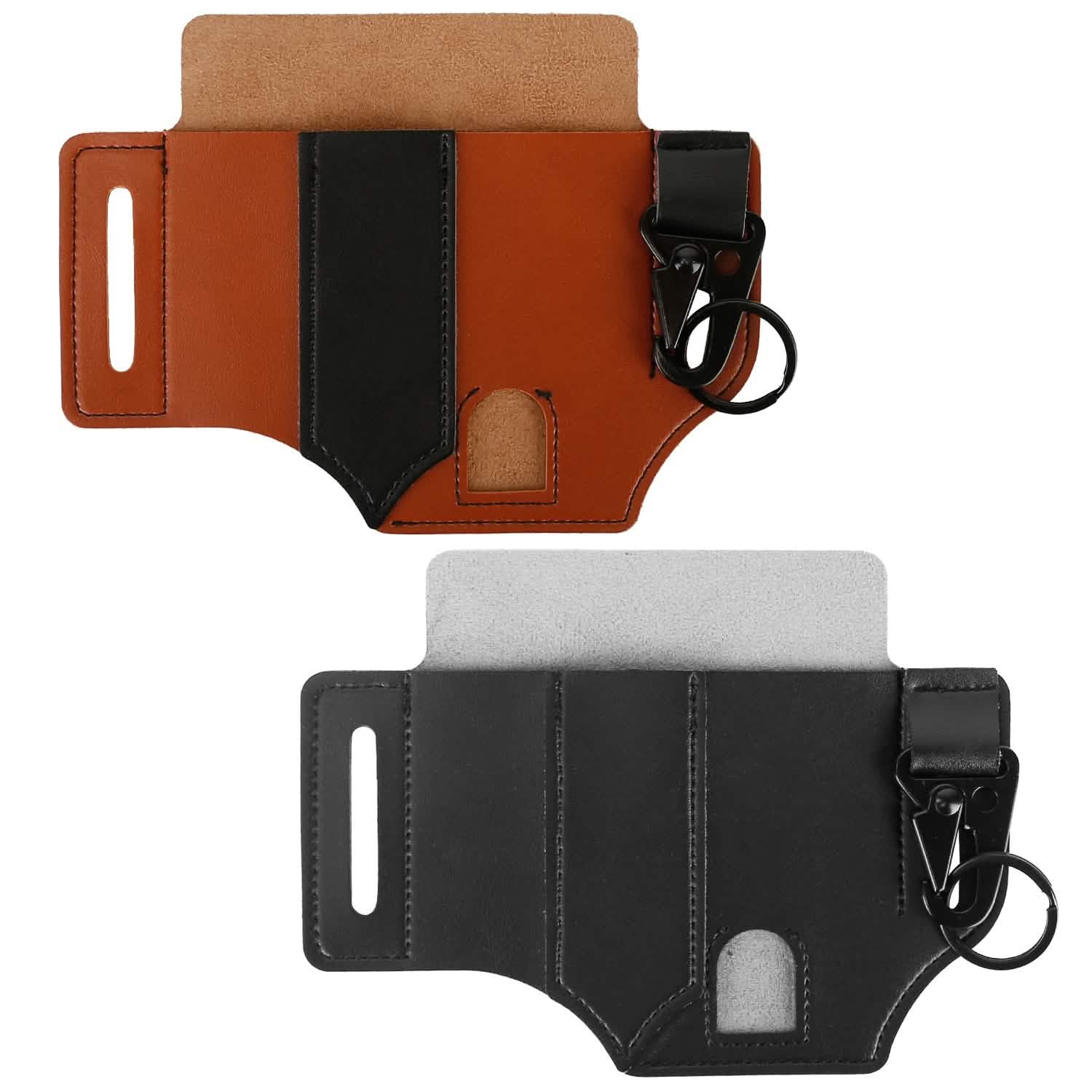 Multi-tool Sheath for Belt Leather EDC Pocket Organizer Everything Else - Tophatter Daily Deals