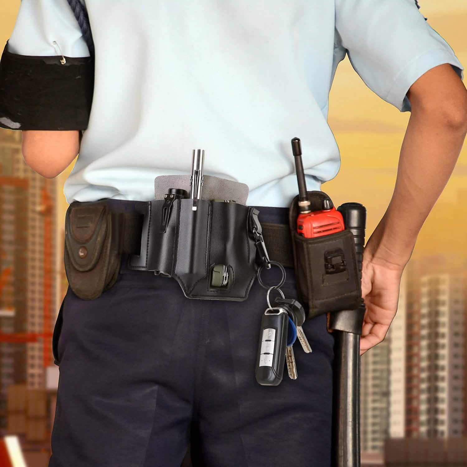 Multi-tool Sheath for Belt Leather EDC Pocket Organizer Everything Else - Tophatter Daily Deals