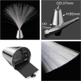 Multicolor LED Fiber Optic Light Lamp Indoor Lighting - Tophatter Daily Deals