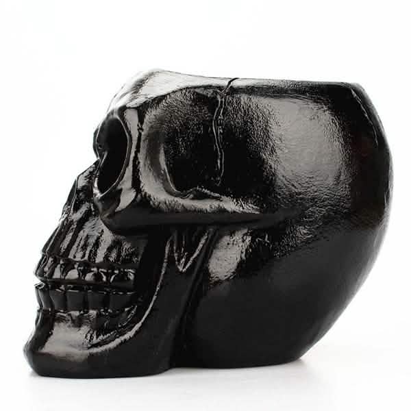 Multifunction Creative Skull Storage Stationery Holder Furniture & Decor - Tophatter Daily Deals
