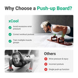 Portable Wooden Push-Up Board Fitness & Exercise - Tophatter Daily Deals