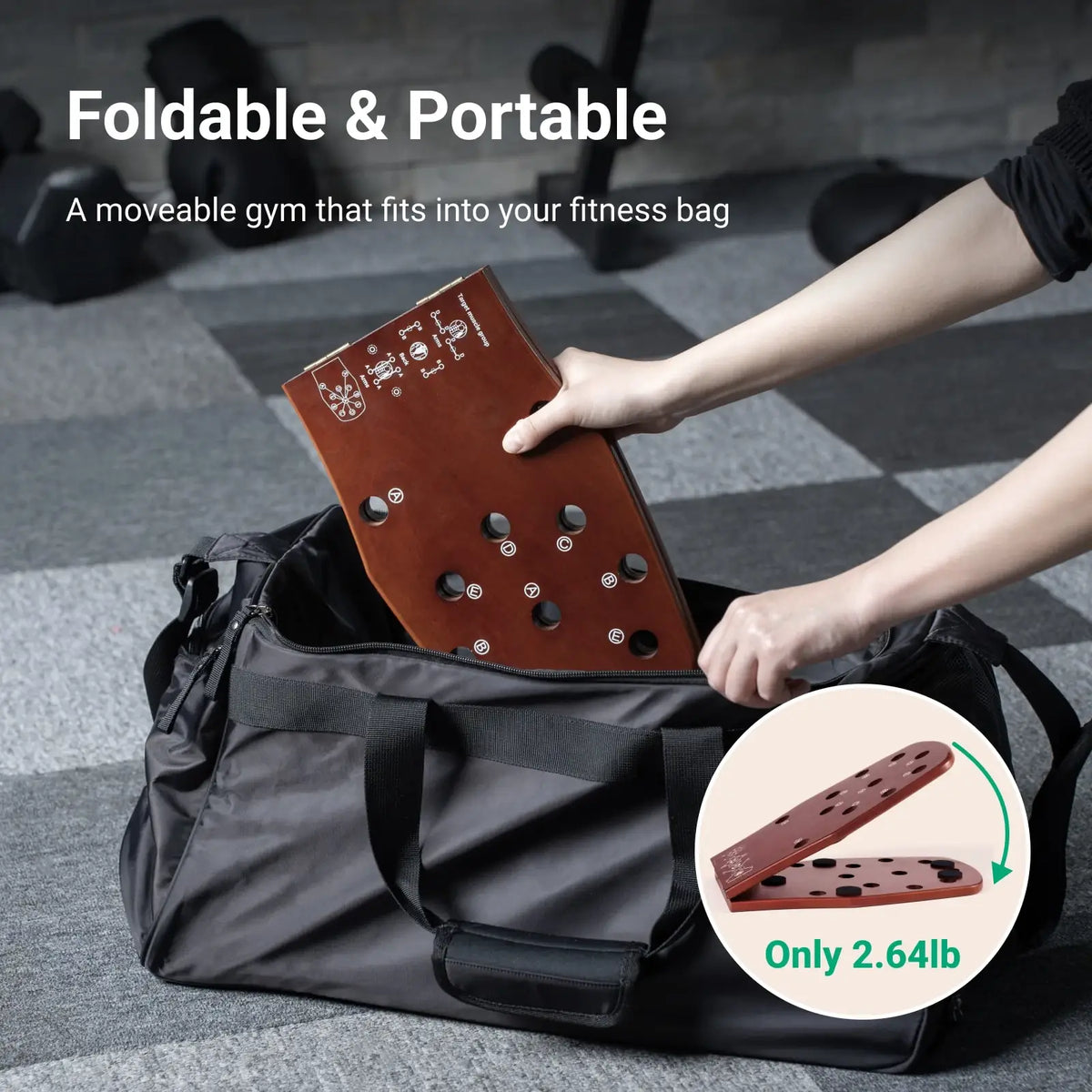 Portable Wooden Push-Up Board Fitness & Exercise - Tophatter Daily Deals