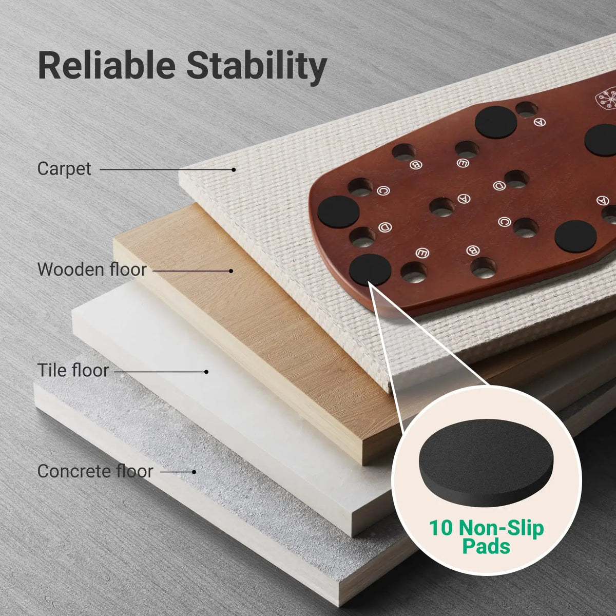 Portable Wooden Push-Up Board Fitness & Exercise - Tophatter Daily Deals