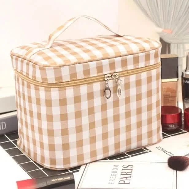 Multifunction Travel Cosmetic Bag Large Capacity Women Toiletries Organizer Grid Beauty & Personal Care - Tophatter Daily Deals
