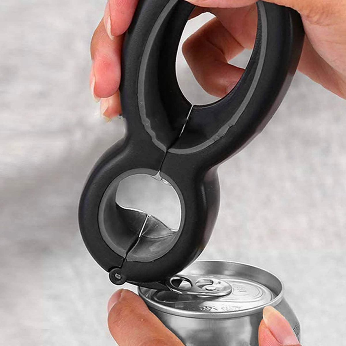 Multifunctional 6-In-1 Can Jar Opener Tool And Adjustable Bottle Opener Kitchen Tools & Gadgets - Tophatter Daily Deals
