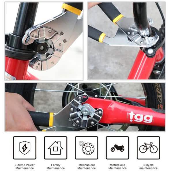Multifunctional Adjustable Universal Wrench Home Improvement - Tophatter Daily Deals