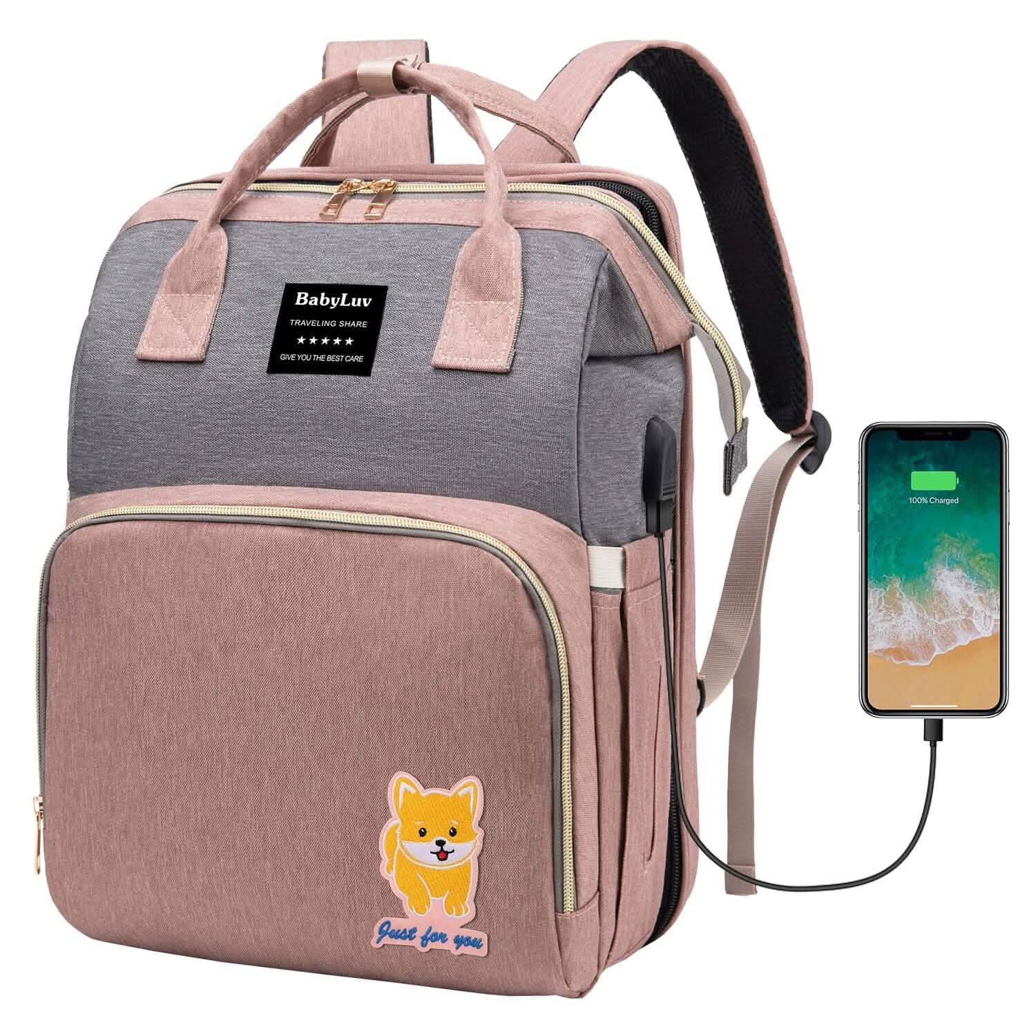 Multifunctional Diaper Bag Backpack Baby Gear - Tophatter Daily Deals