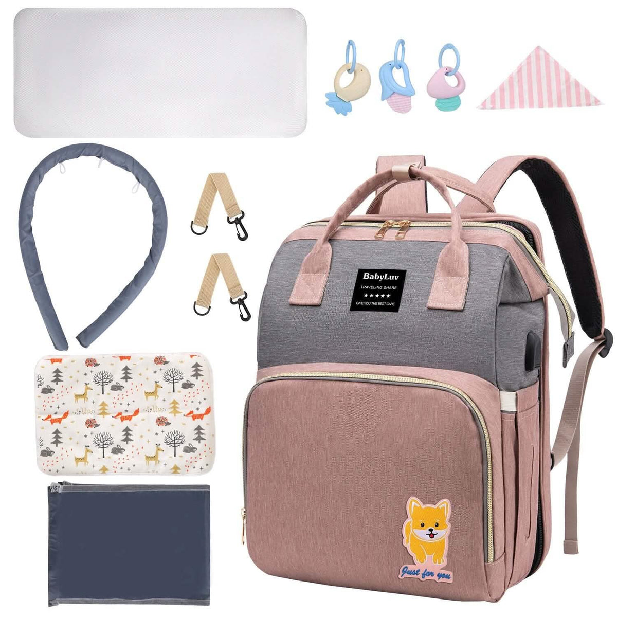 Multifunctional Diaper Bag Backpack Baby Gear - Tophatter Daily Deals