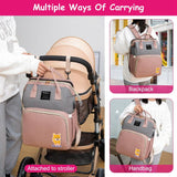 Multifunctional Diaper Bag Backpack Baby Gear - Tophatter Daily Deals