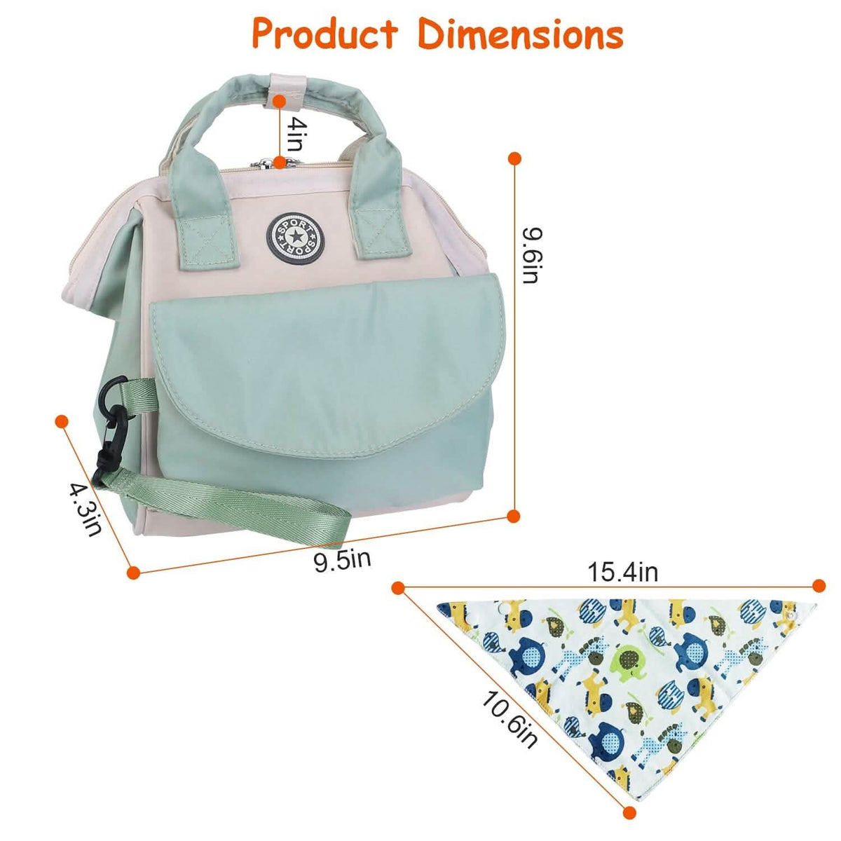 Multifunctional Diaper Changing Bag with 2 Insulated Pockets Commute Bag Baby Gear - Tophatter Daily Deals