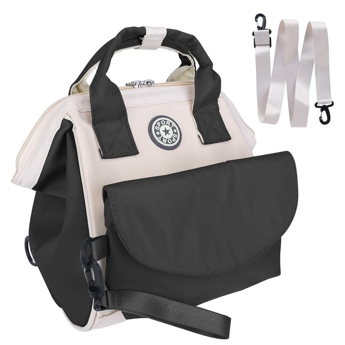 Multifunctional Diaper Changing Bag with 2 Insulated Pockets Commute Bag Baby Gear - Tophatter Daily Deals