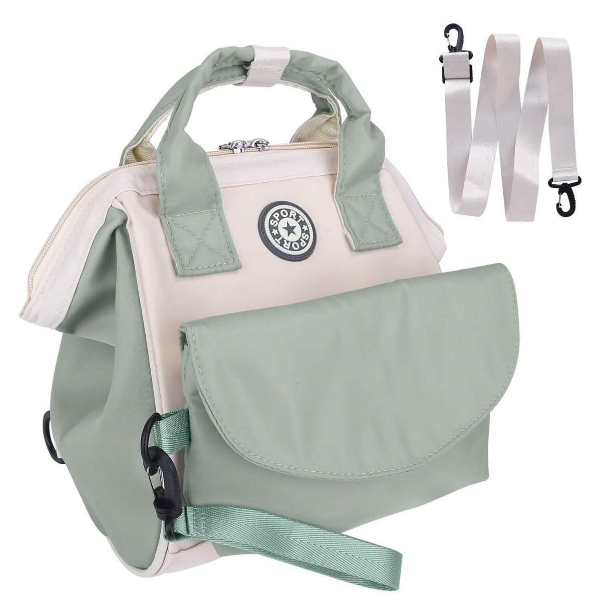 Multifunctional Diaper Changing Bag with 2 Insulated Pockets Commute Bag Baby Gear - Tophatter Daily Deals