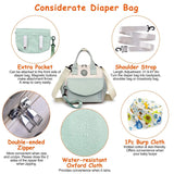 Multifunctional Diaper Changing Bag with 2 Insulated Pockets Commute Bag Baby Gear - Tophatter Daily Deals