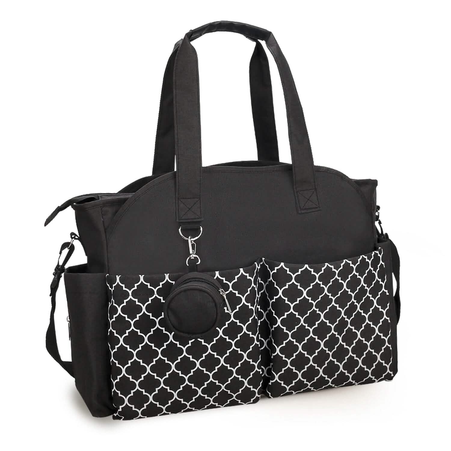 Multifunctional Diaper Changing Tote Bag with Adjustable Messenger Strap Baby Gear - Tophatter Daily Deals