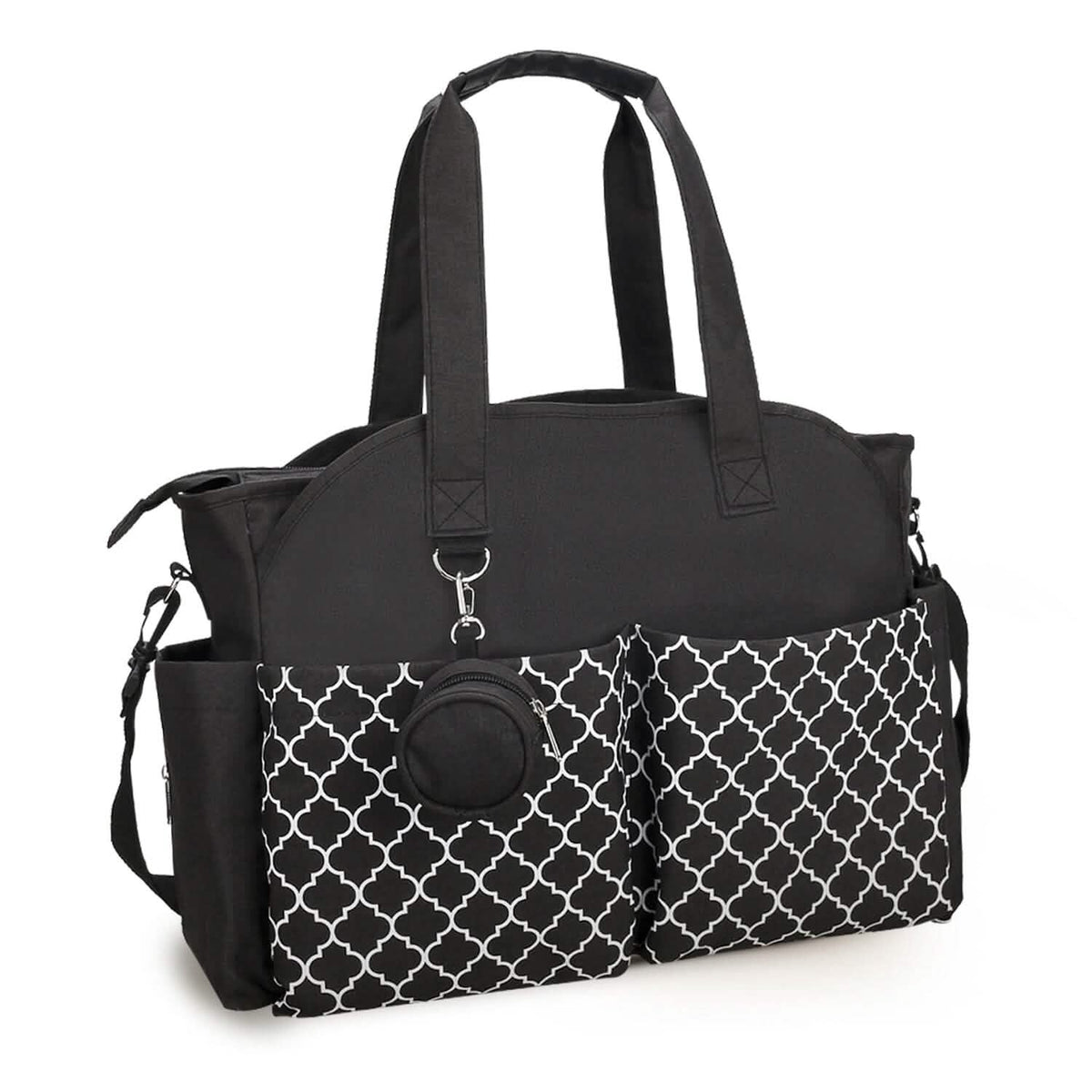Multifunctional Diaper Changing Tote Bag with Adjustable Messenger Strap Baby Gear - Tophatter Daily Deals