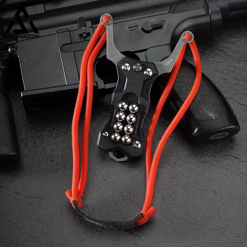 Multifunctional knife slingshot G10 EDC Pocket Folding Knife-GS18 Black Pocket Knives - Tophatter Daily Deals