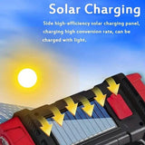 Multifunctional LED Solar Camping Light Solar Outdoor Lights - Tophatter Daily Deals