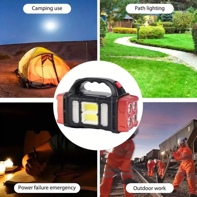 Multifunctional LED Solar Camping Light Solar Outdoor Lights - Tophatter Daily Deals