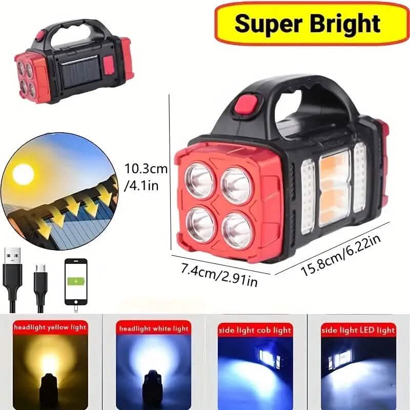 Multifunctional LED Solar Camping Light Solar Outdoor Lights - Tophatter Daily Deals