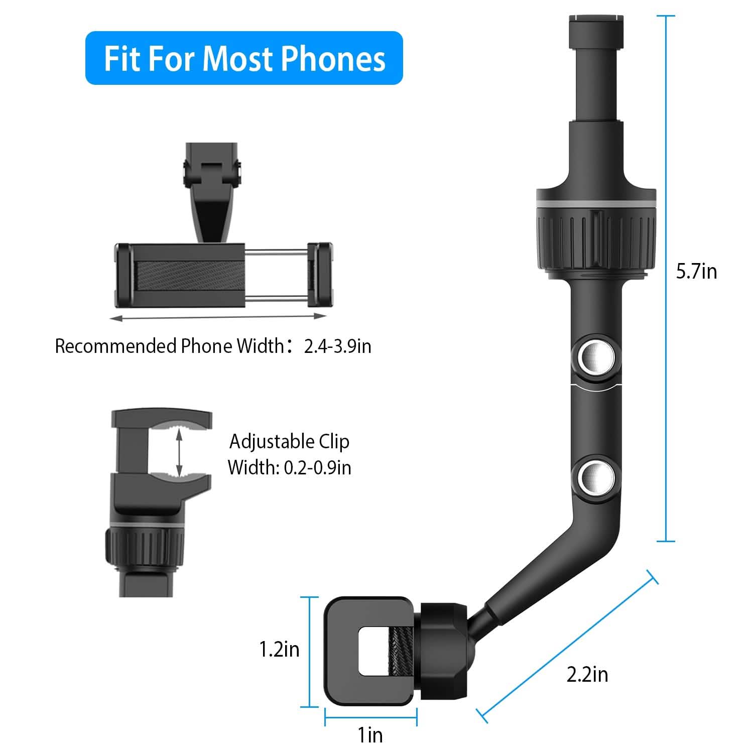 Multifunctional Mobile Phone Holder Bracket Automotive - Tophatter Daily Deals
