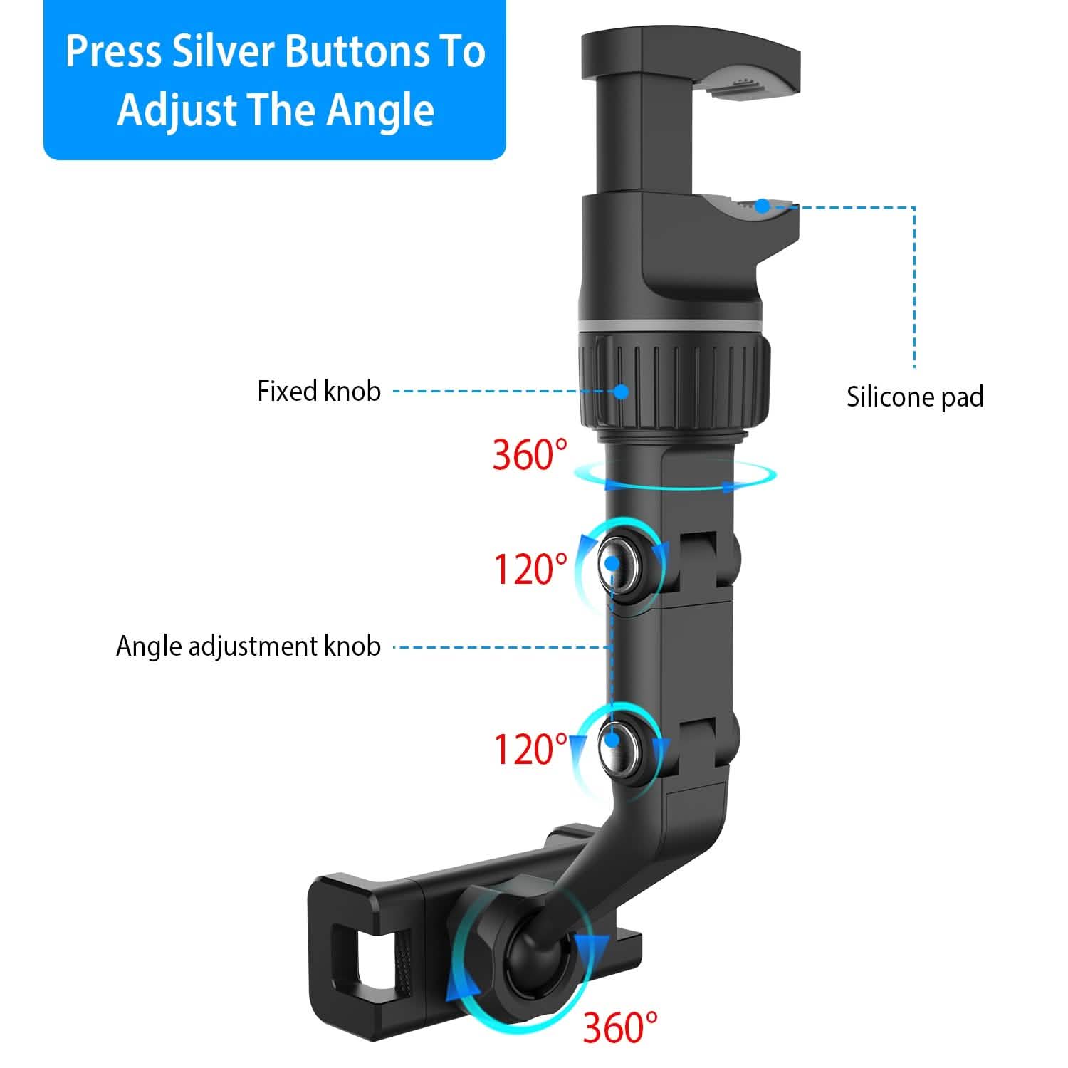 Multifunctional Mobile Phone Holder Bracket Automotive - Tophatter Daily Deals
