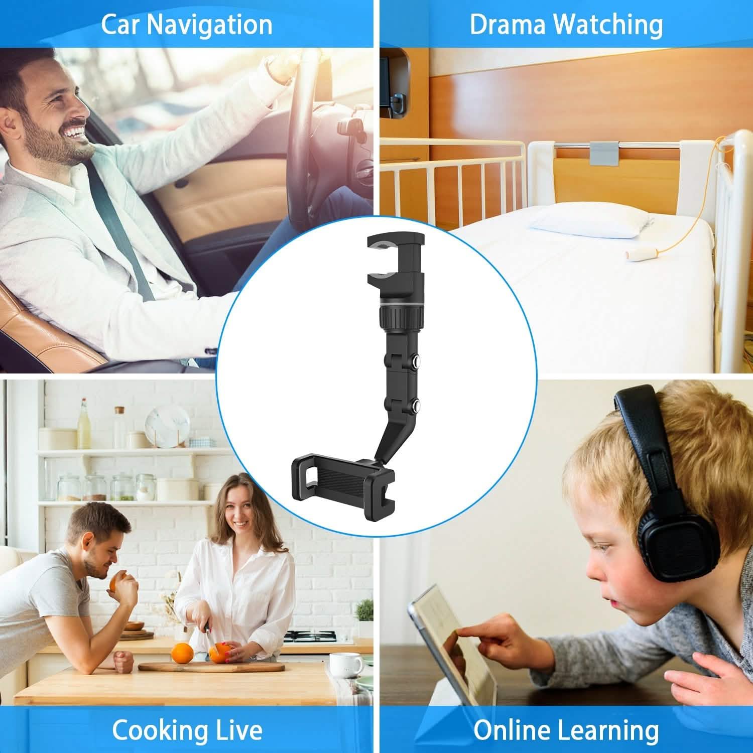 Multifunctional Mobile Phone Holder Bracket Automotive - Tophatter Daily Deals