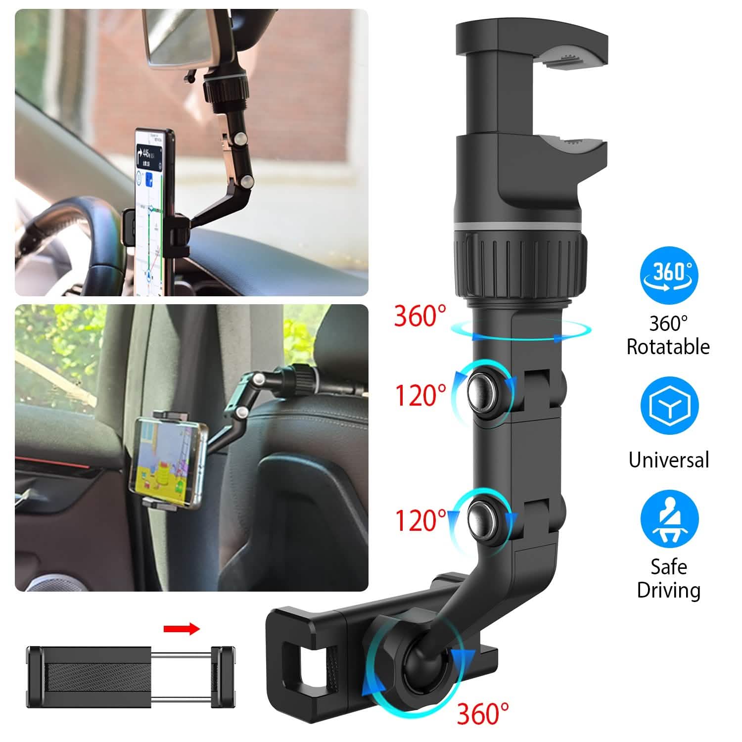 Multifunctional Mobile Phone Holder Bracket Automotive - Tophatter Daily Deals