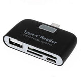 Multifunctional Smart 4-in-1 Laptop PC Durable Phone TF Micro SD Black Type-C Reader - Tophatter Daily Deals