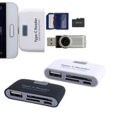 Multifunctional Smart 4-in-1 Laptop PC Durable Phone TF Micro SD Type-C Reader - Tophatter Daily Deals