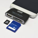 Multifunctional Smart 4-in-1 Laptop PC Durable Phone TF Micro SD Type-C Reader - Tophatter Daily Deals