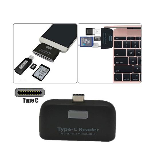 Multifunctional Smart 4-in-1 Laptop PC Durable Phone TF Micro SD Type-C Reader - Tophatter Daily Deals