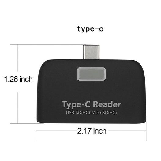 Multifunctional Smart 4-in-1 Laptop PC Durable Phone TF Micro SD Type-C Reader - Tophatter Daily Deals