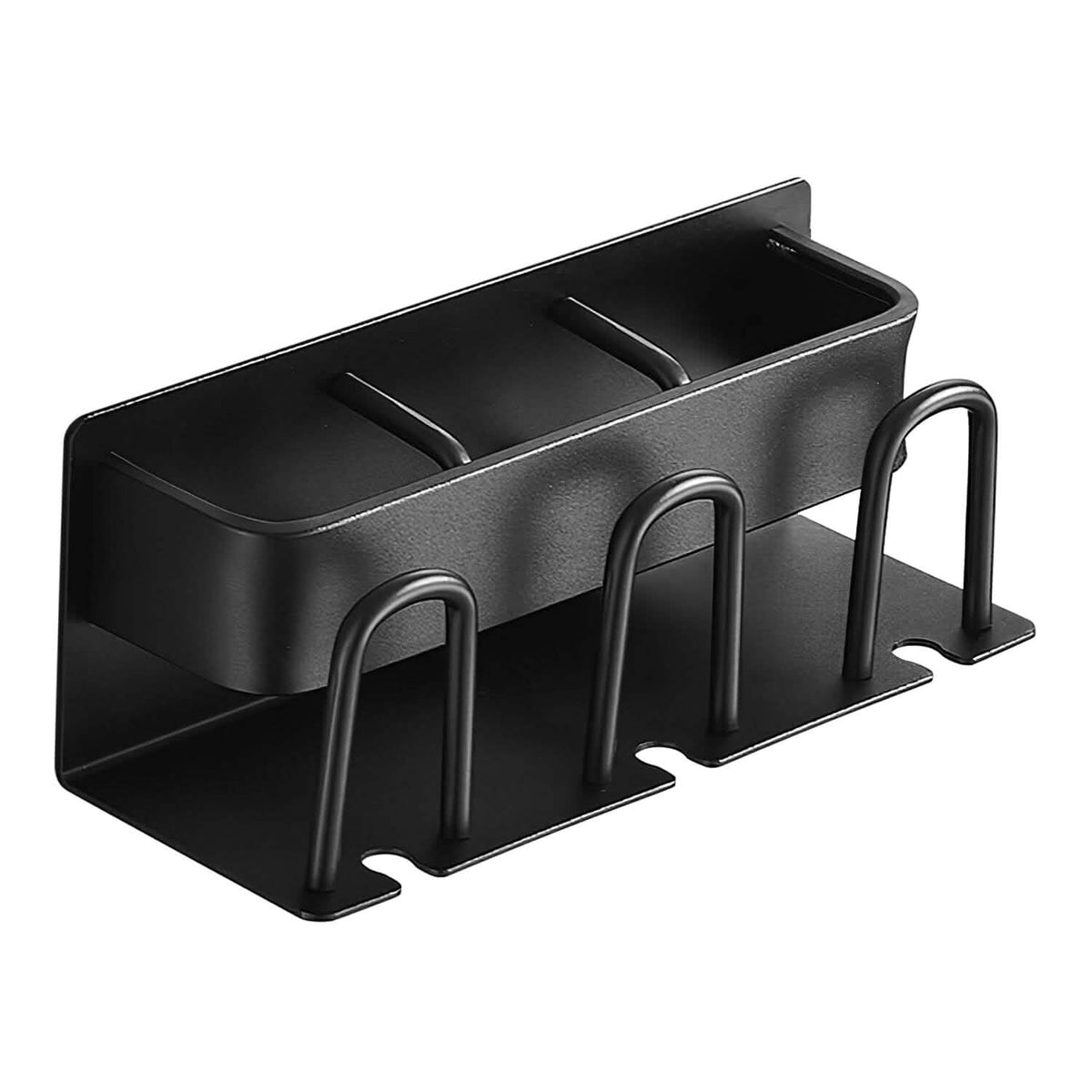 Multifunctional Toothbrush Holder Rack Organizer 3-Hook Bath - Tophatter Daily Deals