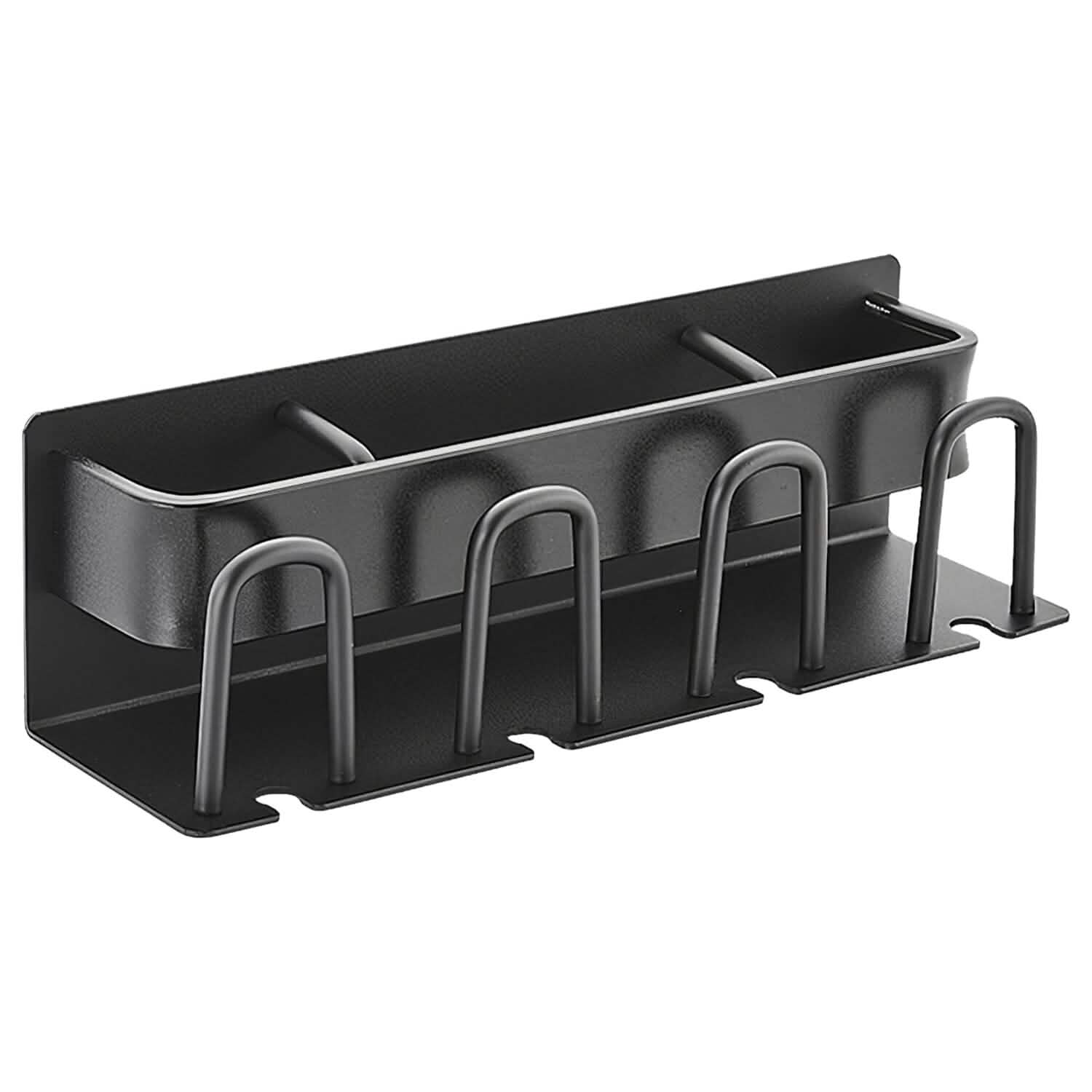 Multifunctional Toothbrush Holder Rack Organizer 4-Hook Bath - Tophatter Daily Deals