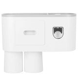 Multifunctional Wall Mount Toothbrush Holder Rack Organizer 2-Cups Bath - Tophatter Daily Deals