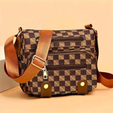 Multiple Pockets Trendy Plaid Crossbody Bag Handbags & Wallets - Tophatter Daily Deals