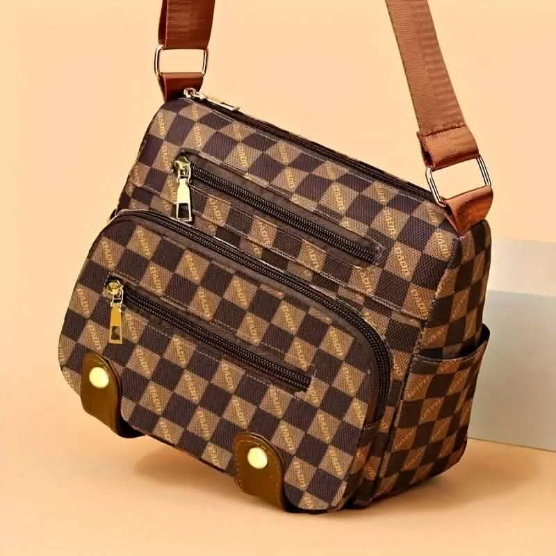 Multiple Pockets Trendy Plaid Crossbody Bag Handbags & Wallets - Tophatter Daily Deals