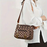 Multiple Pockets Trendy Plaid Crossbody Bag Handbags & Wallets - Tophatter Daily Deals