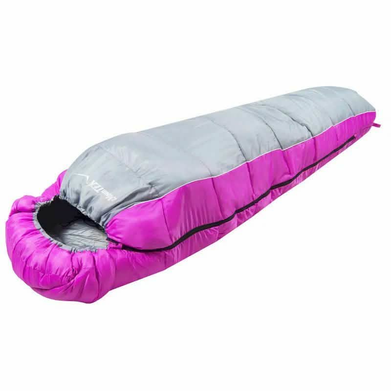 Mummy Sleeping Bag Camping Sleeping - Assorted Styles Pink Gray Outdoor Recreation - Tophatter Daily Deals